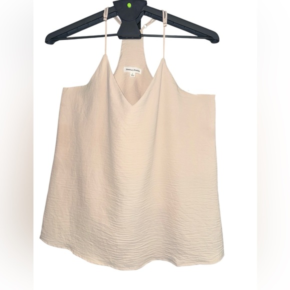 Newbury Kustom Tan Crinkly Tank, Size Large - Picture 1 of 3